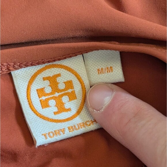 Tory Burch Palma Cutout Swimsuit Desert Spice Brown Orange M Medium - Picture 5 of 7
